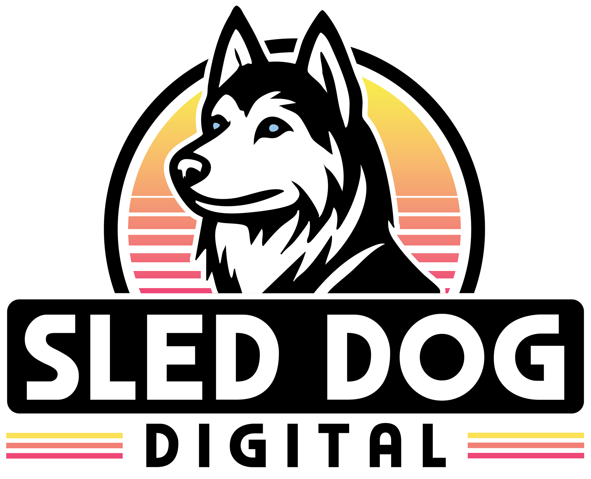 Sled Dog Digital Logo